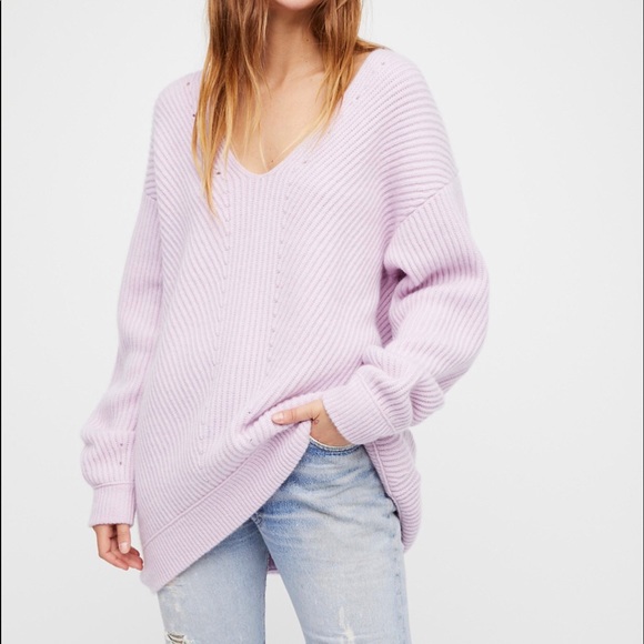 Free People Sweaters - Free People Come Back For Me Cashmere V Sweater
